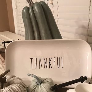Rae Dunn inspired “Thankful” platter